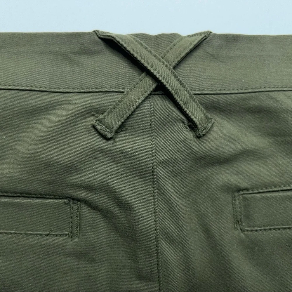 Mack Weldon Shorts Mens Size 40 Green Cotton Stretch Performance Zip Pockets